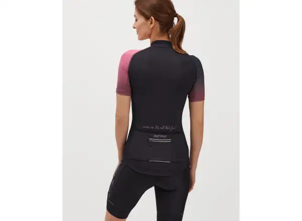 Silvini Mazzana women's jersey short sleeve Black/Fuchsia