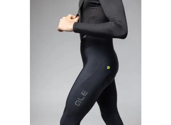 Alé R-EV1 Speedfondo Plus men's winter bib tights with pad Black