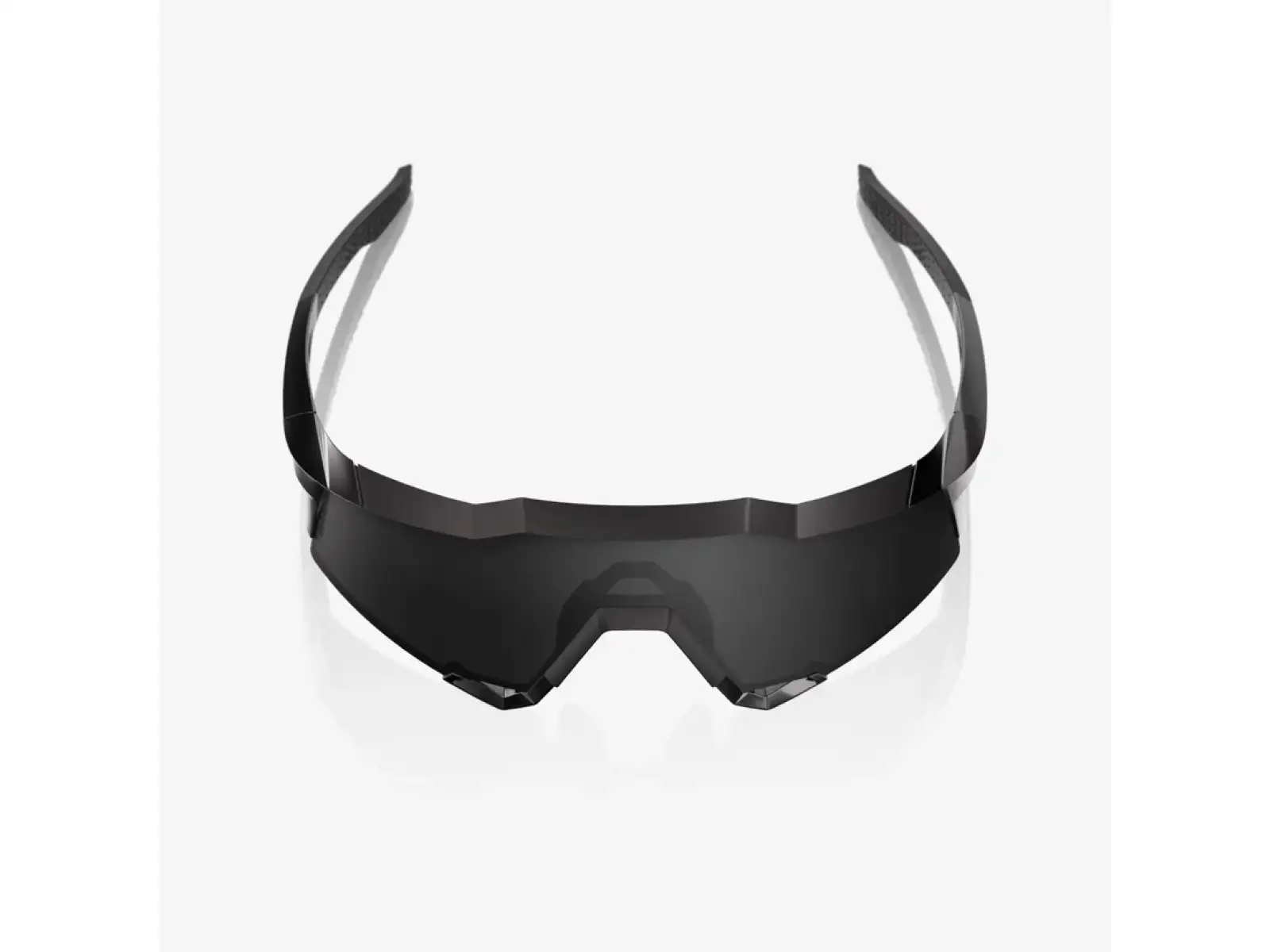 100% Speedcraft sunglasses Matte Black Gloss Black/Black Mirror