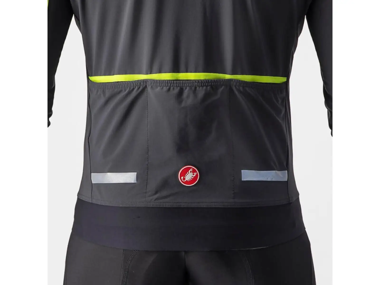 Castelli Flight Air men's jacket gray/lime