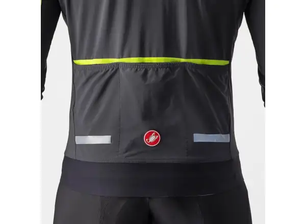 Castelli Flight Air men's jacket gray/lime