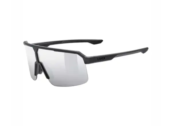 Uvex Ramp cycling glasses Black matt/Mirror Silver