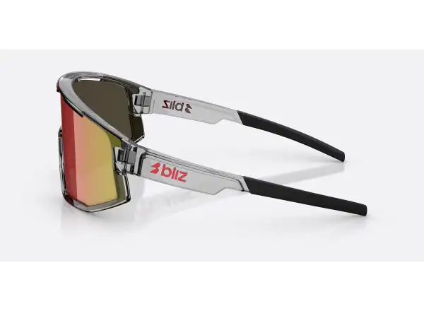 Bliz Fusion sunglasses Transparent Dark Grey/Brow Red Multi
