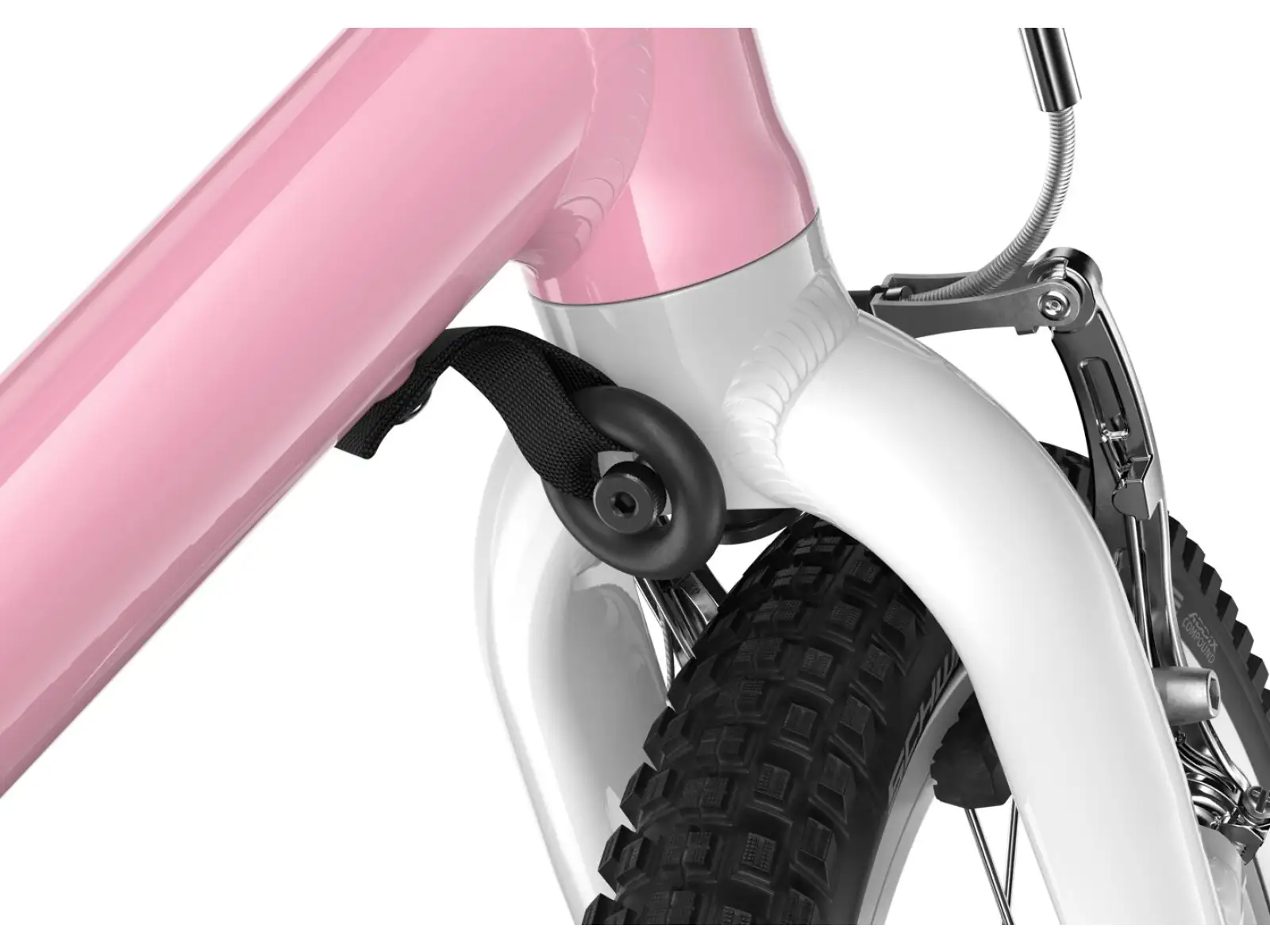 Woom GO 1 Plus children's balance bike 14" color Powder Pink
