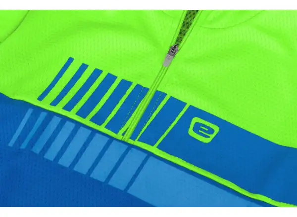 Etape Peddy 2.0 kids jersey short sleeve green/blue