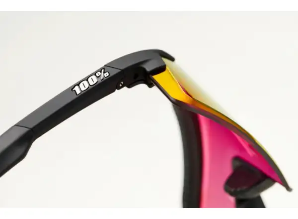 100% Aerocraft glasses Soft Tact Black/HiPER Red Multilayer Mirror