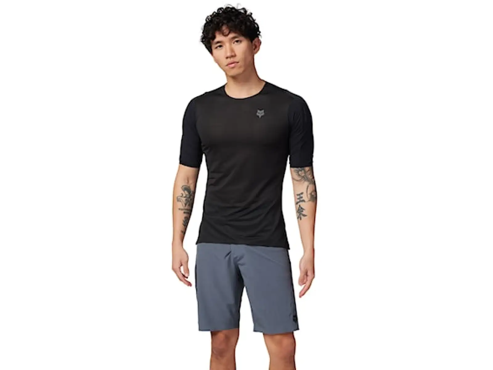 Fox Ascent men's jersey short sleeve Black