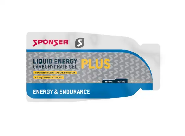 Sponser Liquid Energy Plus energy gel with caffeine neutral 35 g