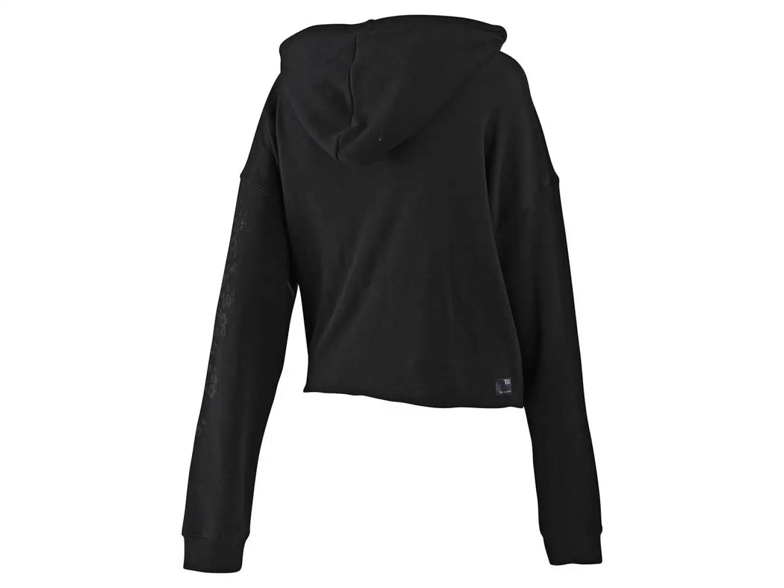 Troy Lee Designs Women Signature Floral Crop Pullover sweatshirt Black