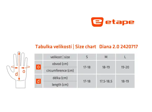 Etape Diana 2.0 women's gloves black/rainbow