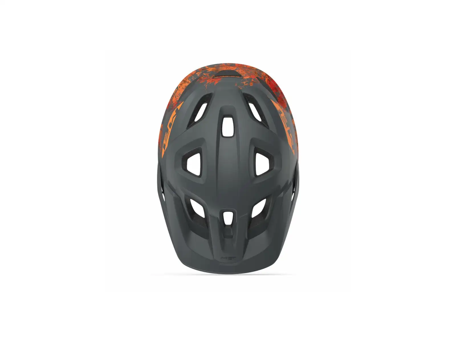 MET Eldar junior helmet grey/orange size Uni (52-57 cm)