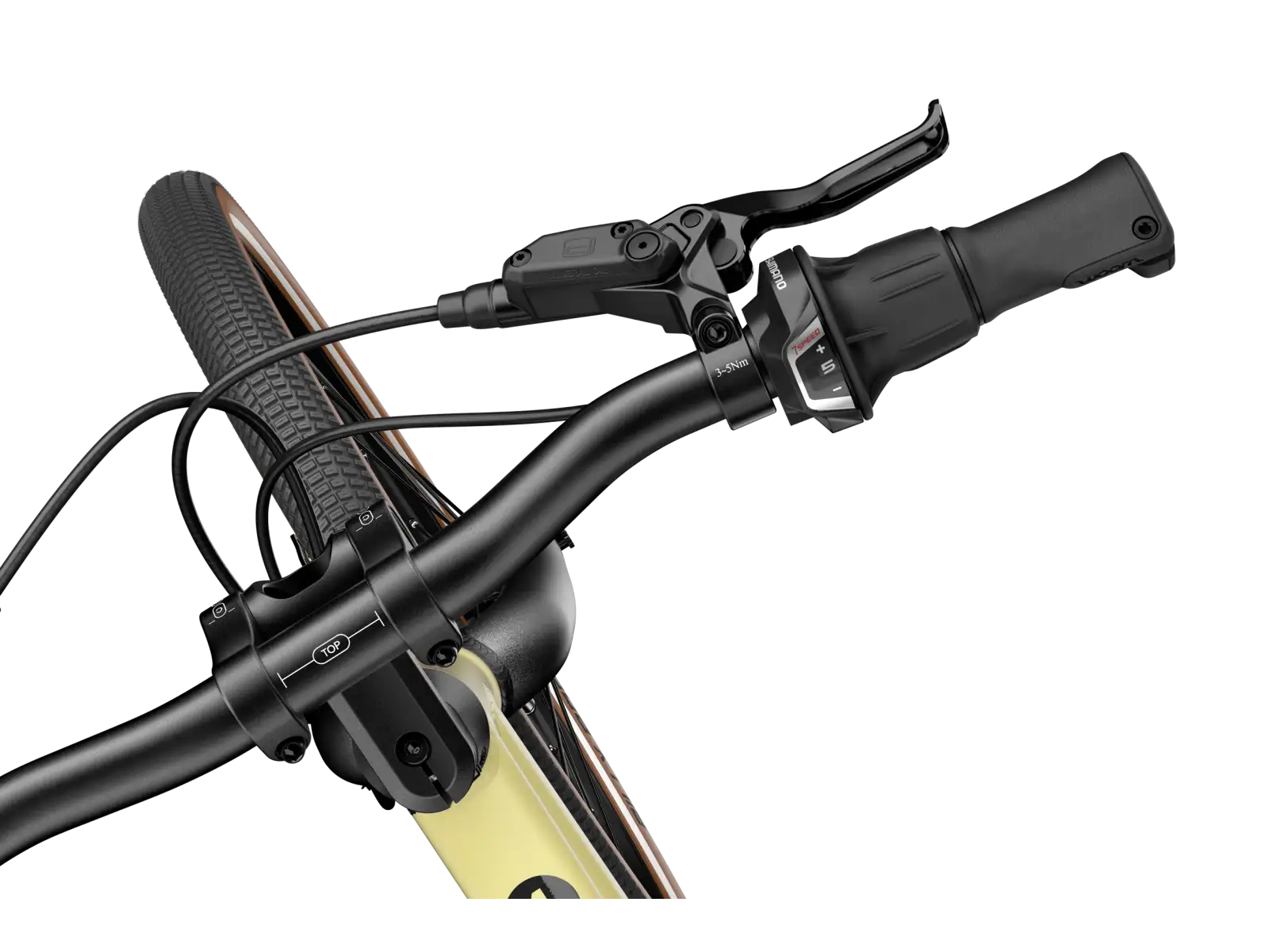 Woom 4 EXPLORE children's bike mellow yellow
