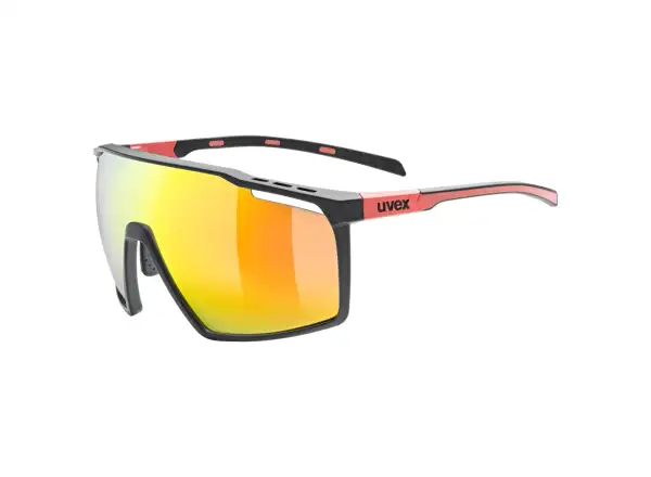 Uvex MTN Perform cycling glasses Black Red M/Mirror Red