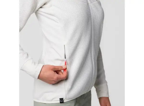Salewa Puez Waffle HYB PL women's sweatshirt White