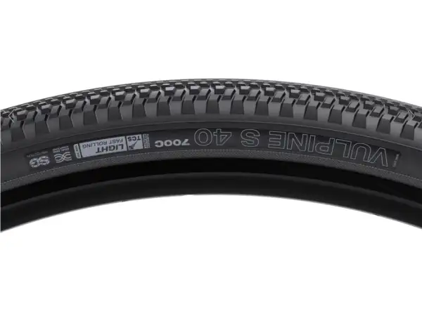 WTB Vulpine S TCS LFR SG 28" gravel tire kevlar black