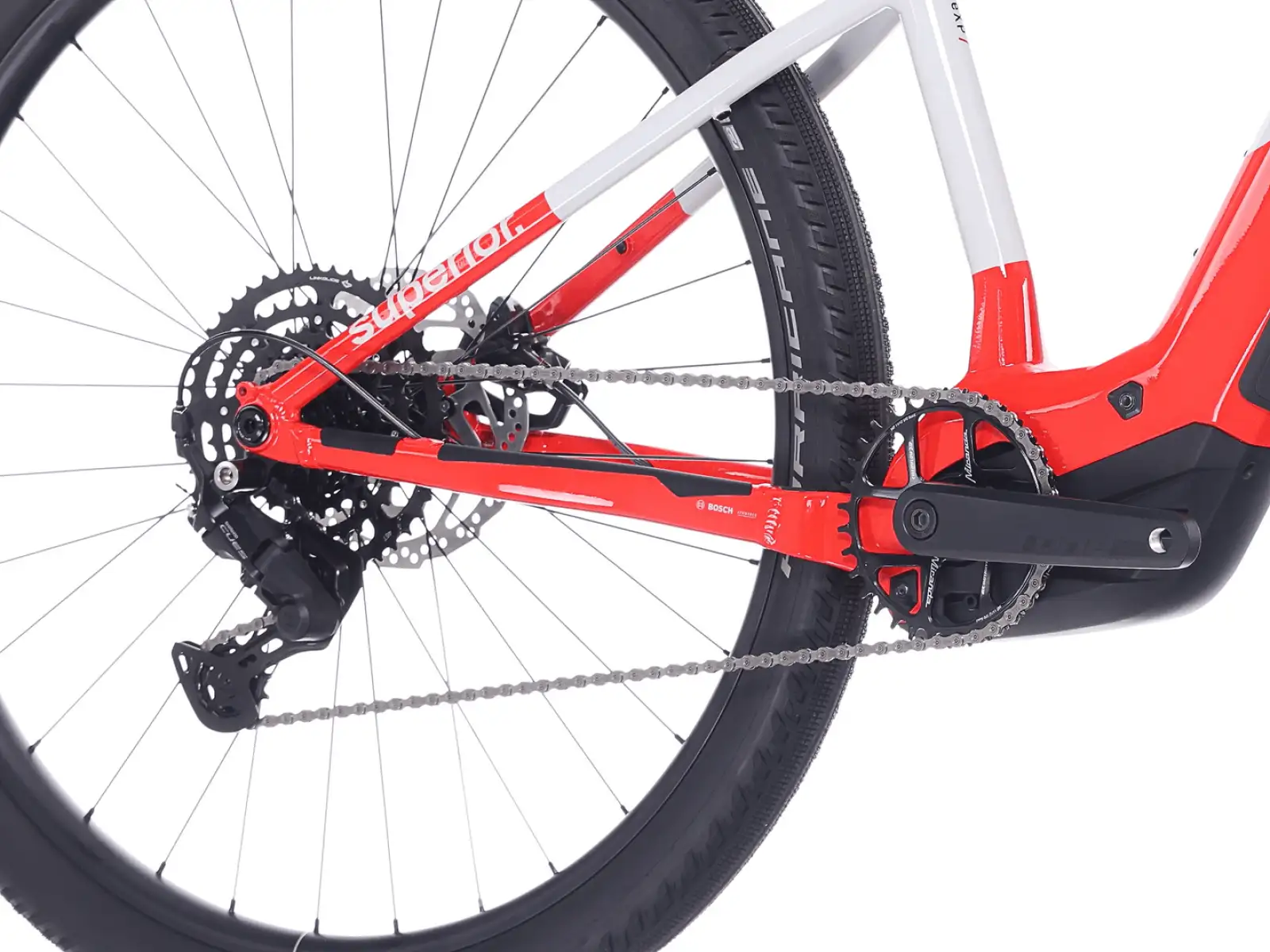 Superior eXP 6.3 mountain electric bike Gloss Grey/Red