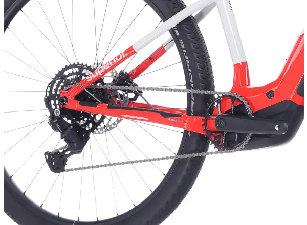 Superior eXP 6.3 mountain electric bike Gloss Grey/Red