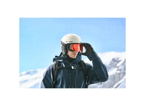 Uvex Lace Attract FM ski goggles black matt/red - orange