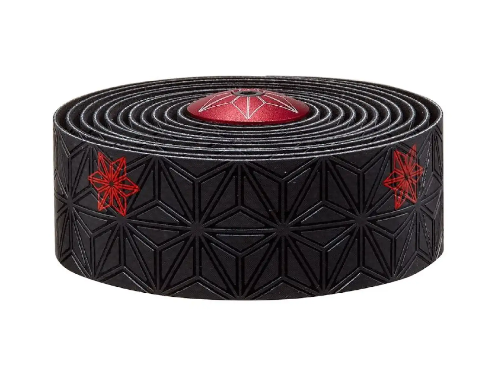 Supacaz Super Sticky Kush Galaxy handlebar tape red/red plugs