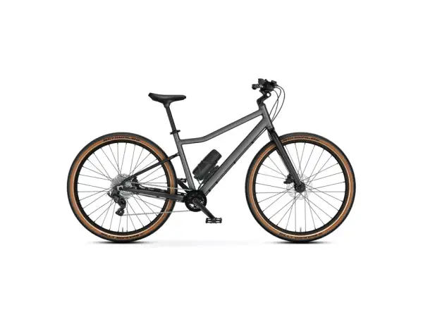 Woom Explore e 6 kids electric bike Graphite Grey