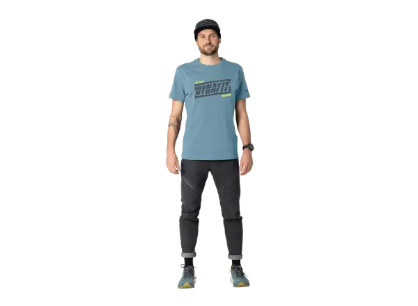 Dynafit Graphic Cotton men's T-shirt short sleeve Smoke Blue