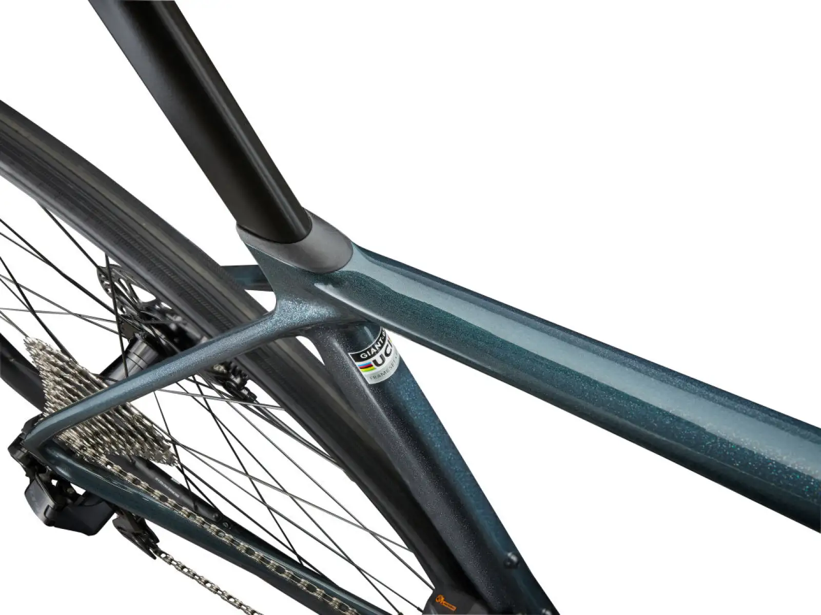 Giant TCR Advanced 1 PC road bike Asphalt Green