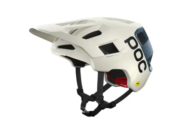 POC Kortal Race MIPS helmet Selentine Off-White/Calcite Blue Matt