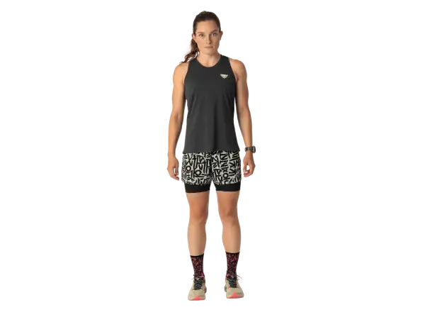 Dynafit Trail 2in1 women's running shorts Overcast