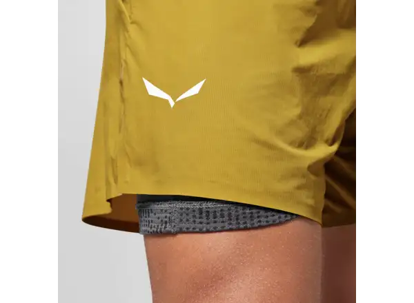 Salewa Pedroc Durastretch 2in1 men's shorts Olive Oil