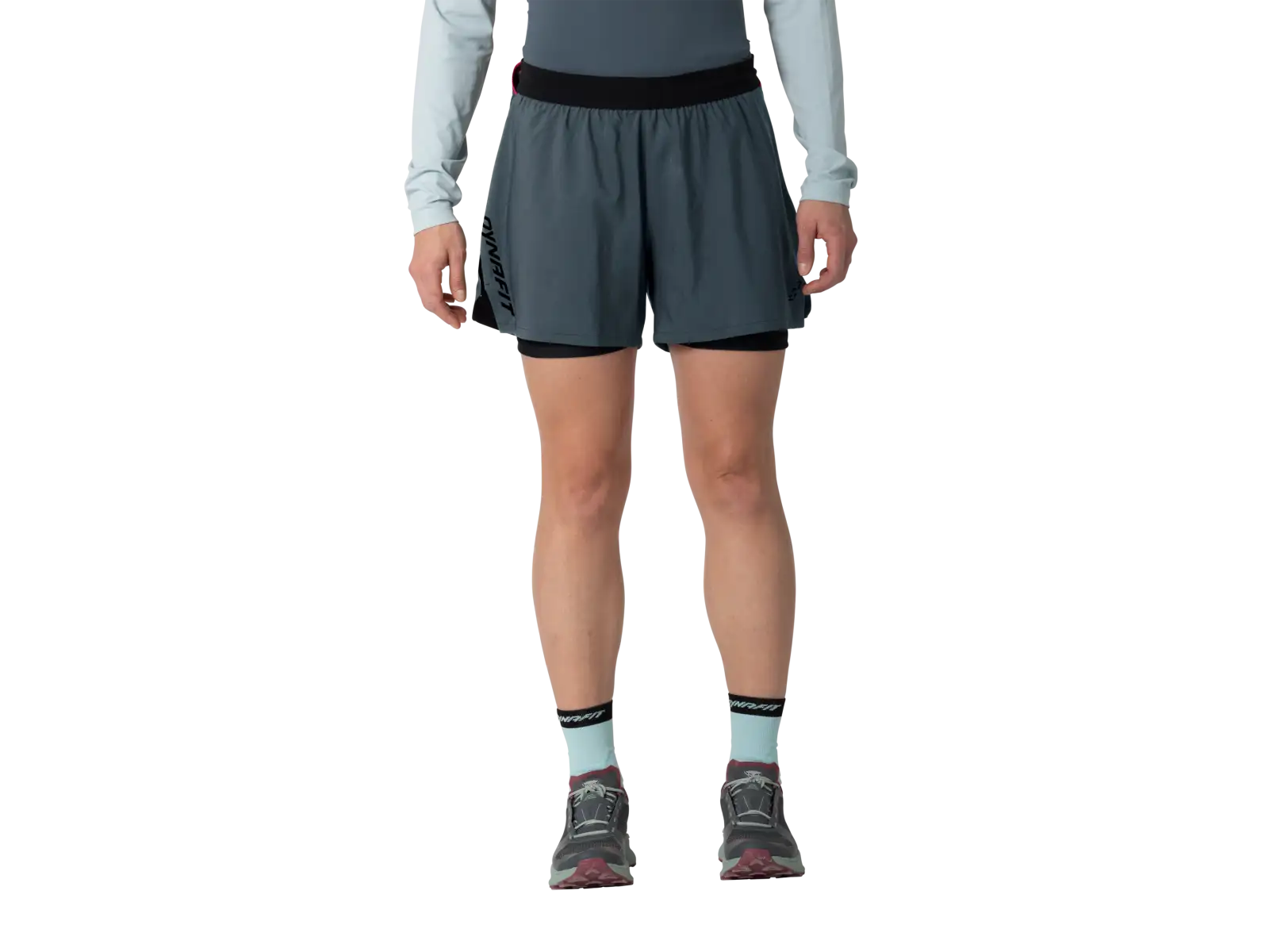 Dynafit Alpine Pro 2in1 women's running shorts Cinder