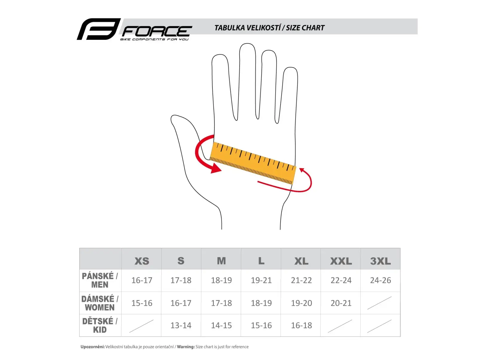Force Fun Kid children's gloves fluo S