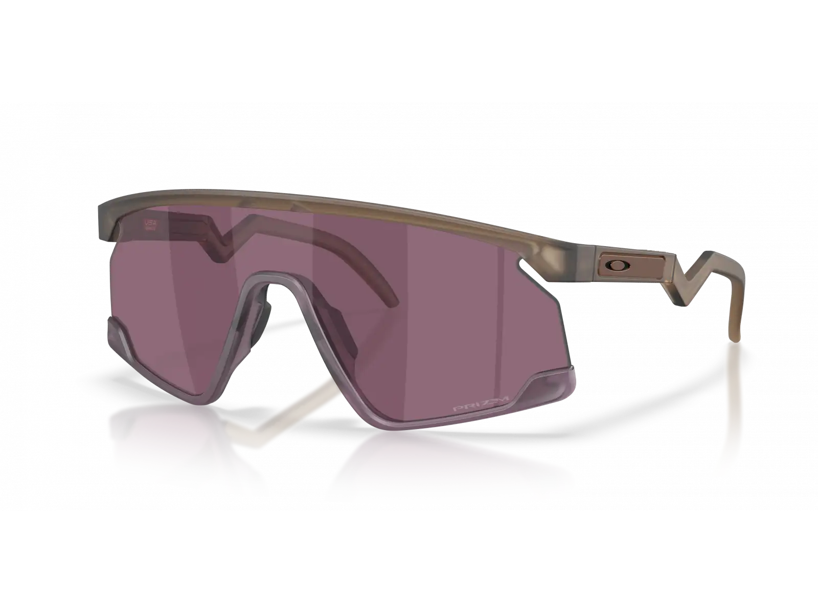 Oakley BXTR glasses Matte Brown Smoke/Prizm Road Black