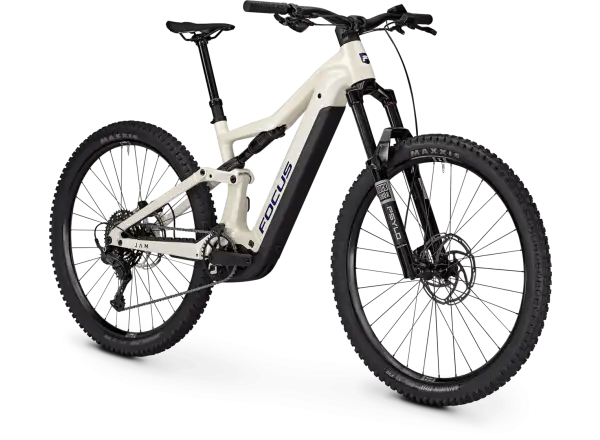 Focus JAM 7 800Wh full-suspension e-bike Champagne / Shellwhite