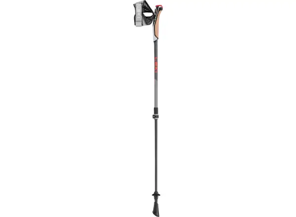 Leki Instructor Lite trekking poles Dark anthracite/Gray/Red size 100-125 cm