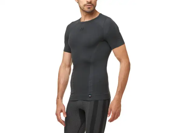 SIXS TS1 V2 functional shirt short-sleeve grey/black