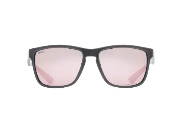 Uvex LGL Ocean 2 P glasses Black Mat / Mirror Rose (CAT. 3)