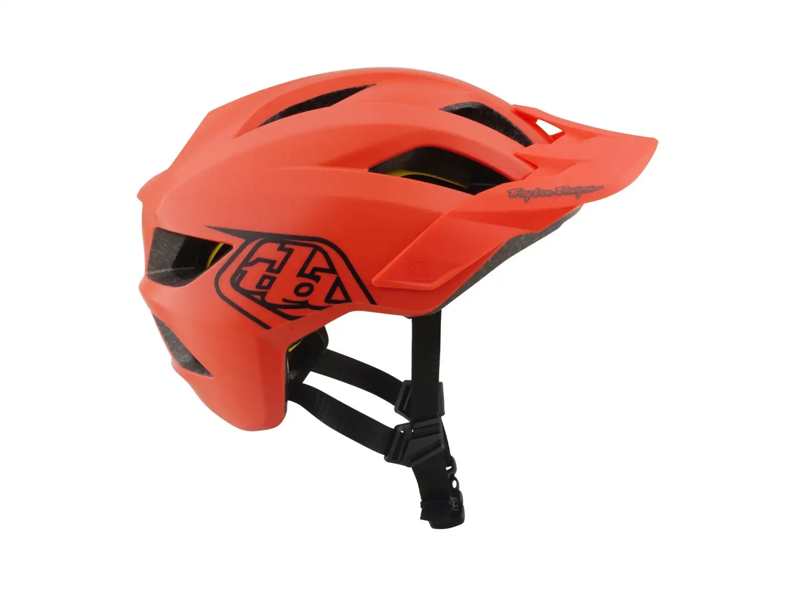 Troy Lee Designs Flowline Mips kids helmet Point Coral/Charcoal