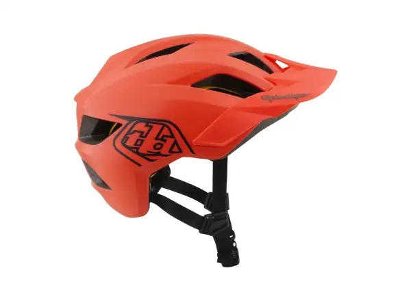 Troy Lee Designs Flowline Mips kids helmet Point Coral/Charcoal
