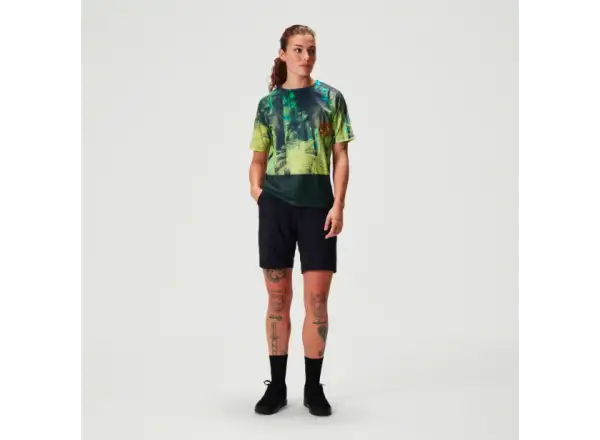 Endura Tropical Tee Print LTD women's jersey short sleeve Ghillie Green