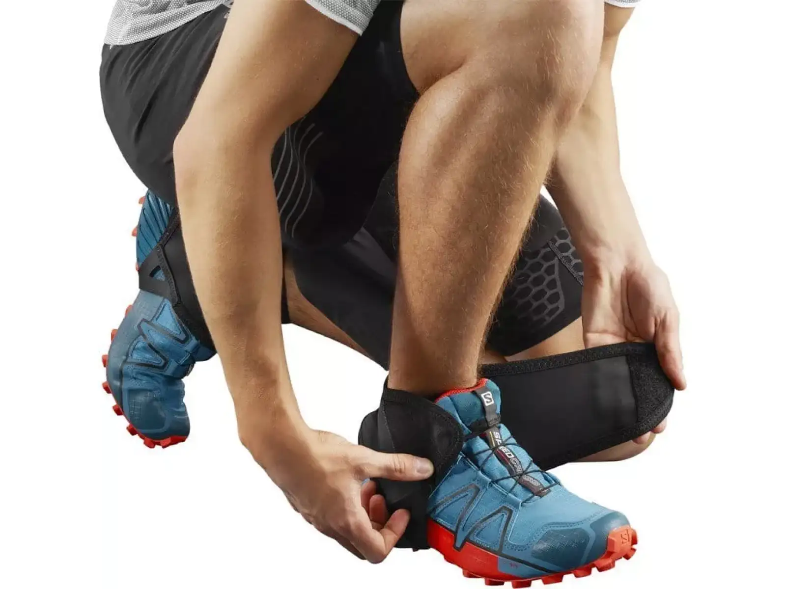 Salomon Trail Gaiters Low Black shoe gaiters