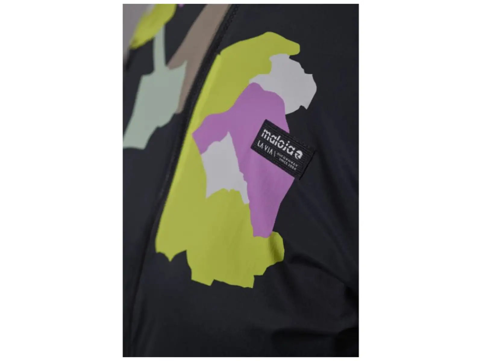 Maloja FjelletM. Printed women's jacket Deep Black Fieldflower