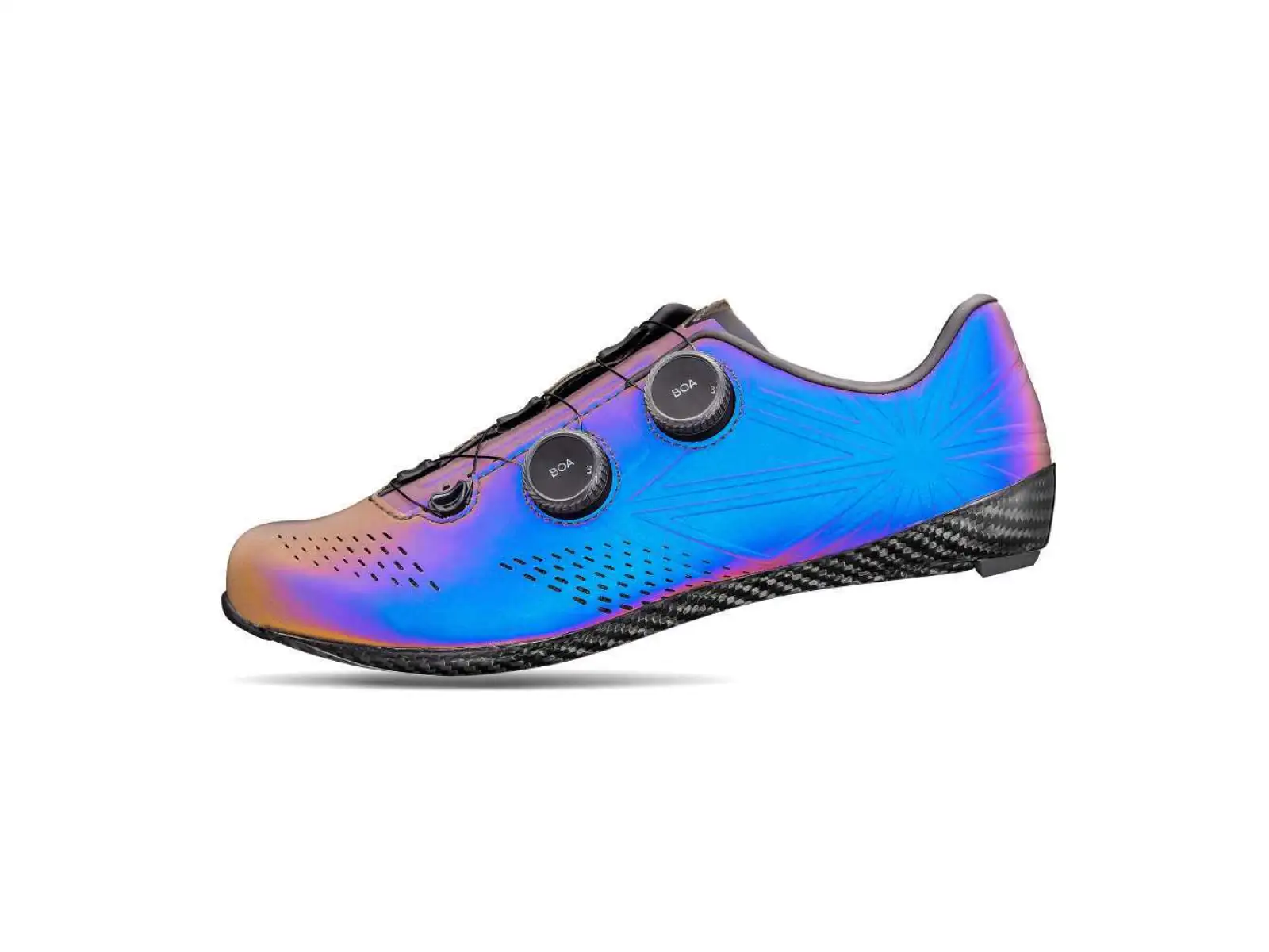Supacaz Kazze Carbon road cycling shoes oil slick reflectiv