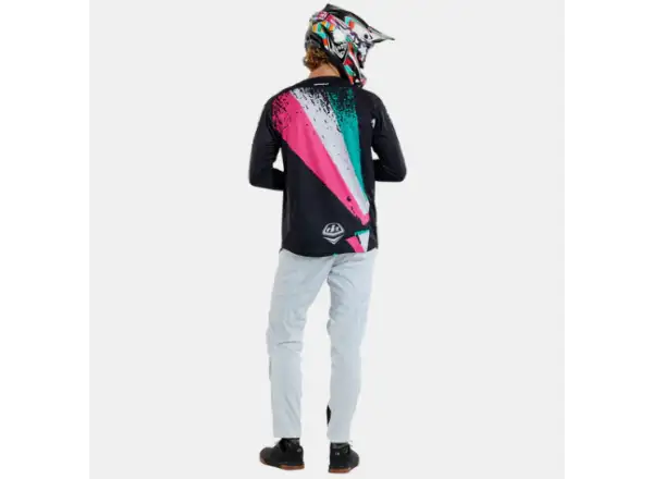 Troy Lee Designs Sprint Full Pull men's jersey long sleeve Black