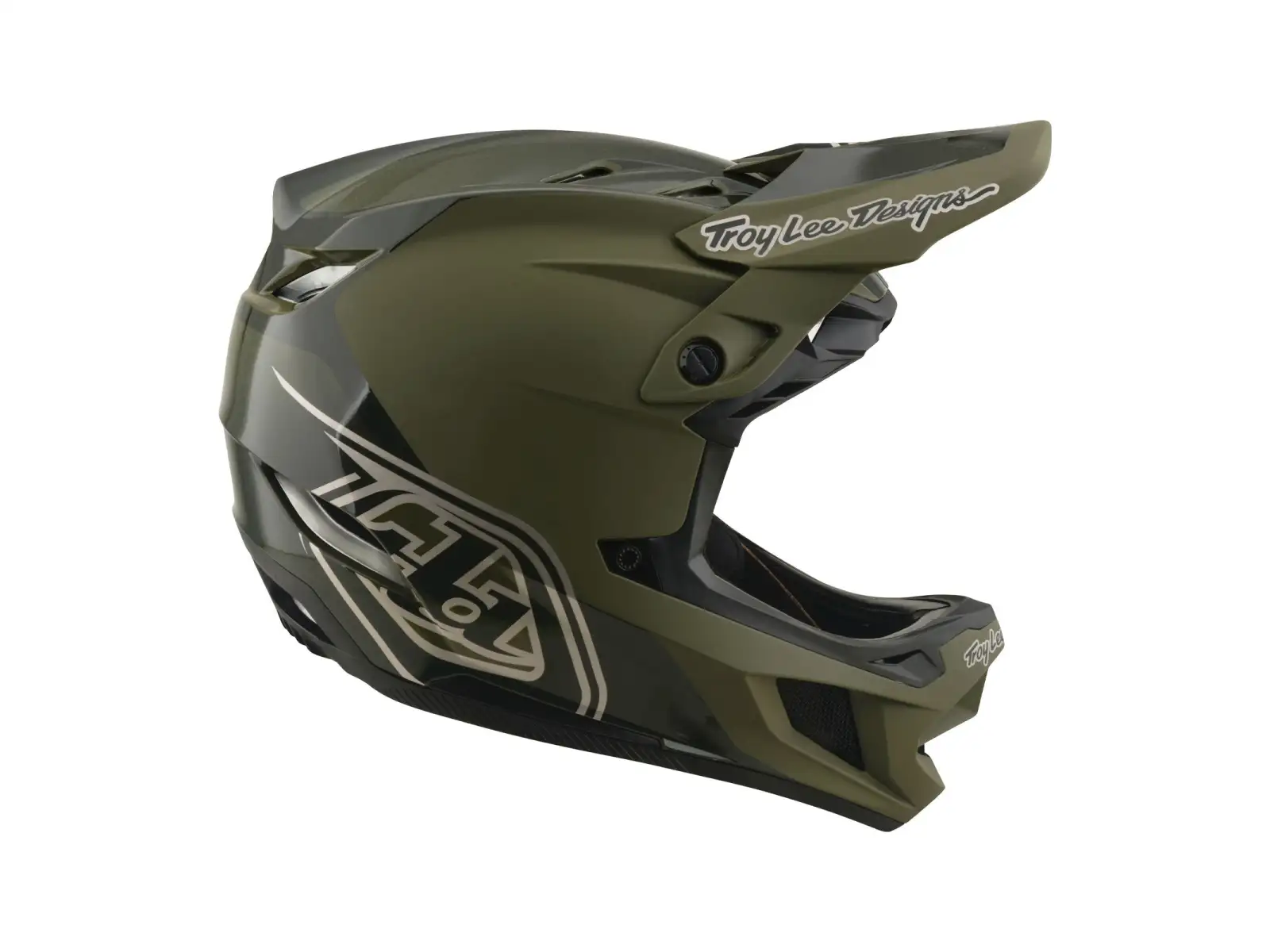 Troy Lee Designs D4 Polyacryte Mips helmet Shadow Beetle