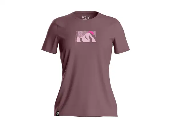 Ortovox 120 Cool Tec Mtn Sun women's T-shirt short sleeve Chestnut