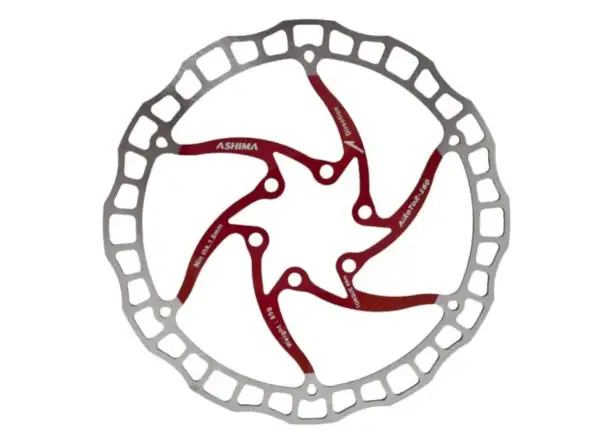 Ashima ARO-08 brake rotor 160 mm red