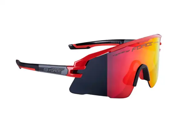 Force Ambient cycling glasses red/grey, red mirror lenses