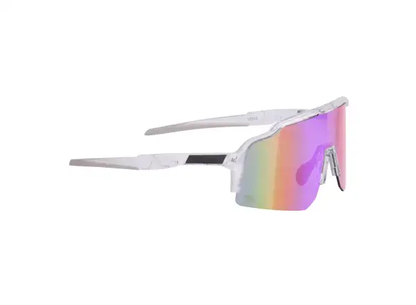 Force Strive cycling glasses transparent/purple-yellow lens