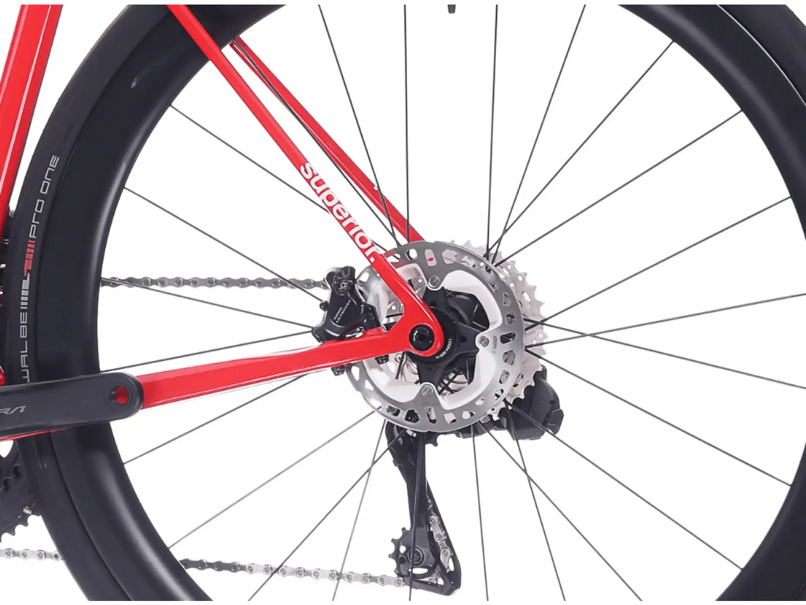 Superior RR 9.8 road bike road bike Gloss Red / White