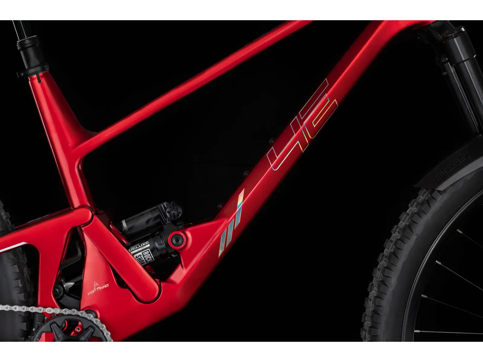 4Ever Volcanno Vesuv full-suspension mountain bike Flame Red/Hologram